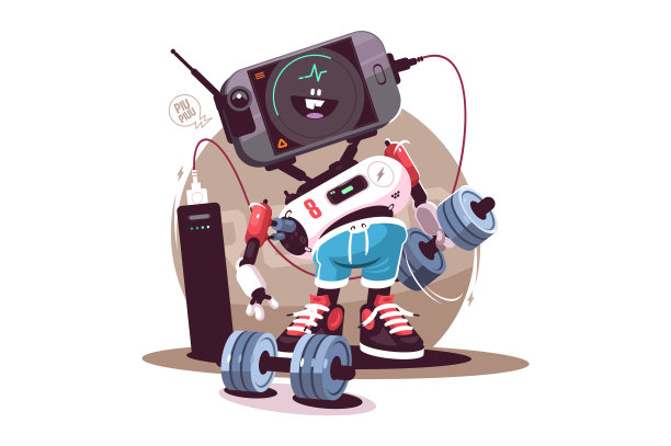 机器人健身教练图片下载