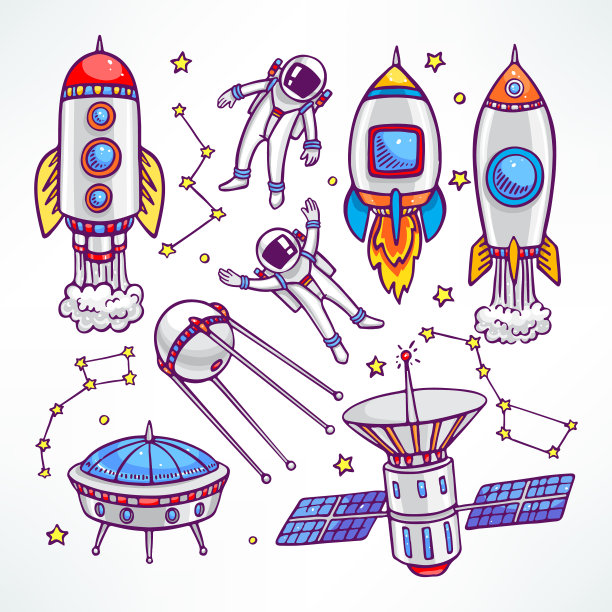 配备可爱的火箭图片下载