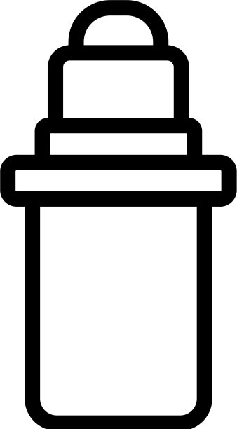 管唇膏图标轮廓图片下载