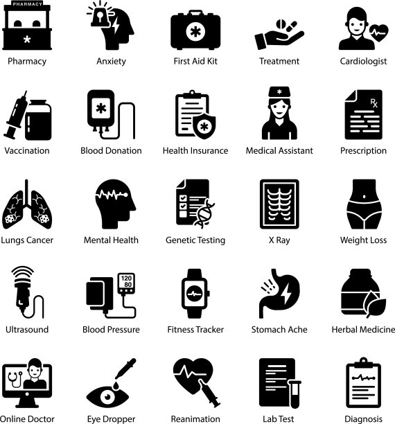 打包医疗符号图标图片下载