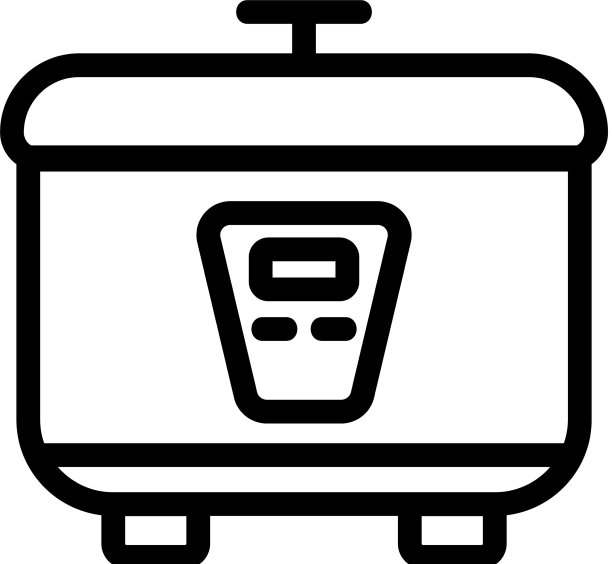 炊具设备图标轮廓图片下载