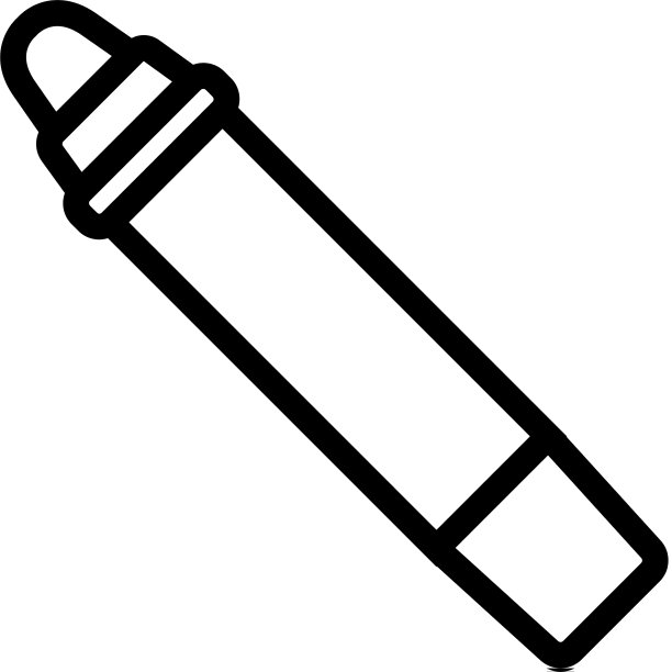 滋润香脂笔画轮廓图片下载