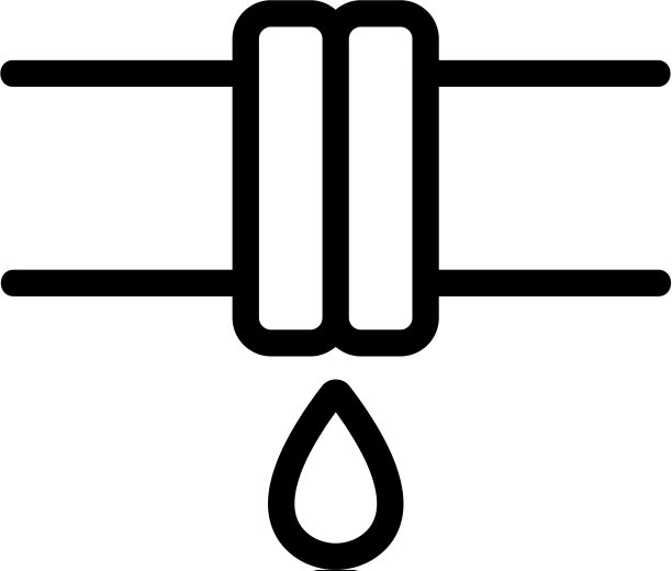 水管漏水图标轮廓图片下载