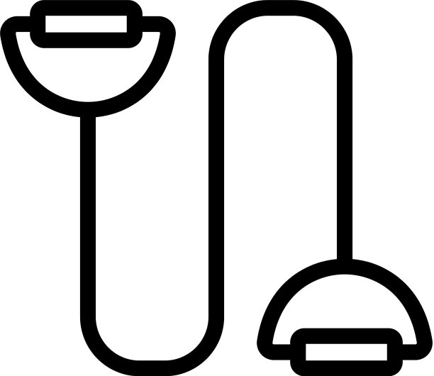 游泳滑雪扩展器图标轮廓图片下载