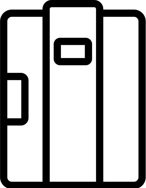 冷藏集装箱的门图标图片下载