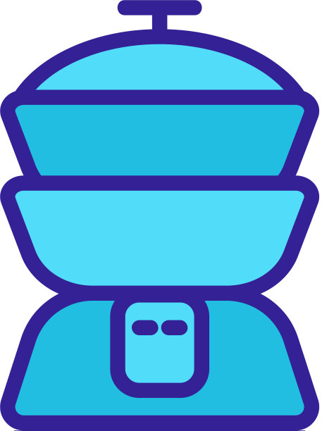 双锅炉图标轮廓图片下载