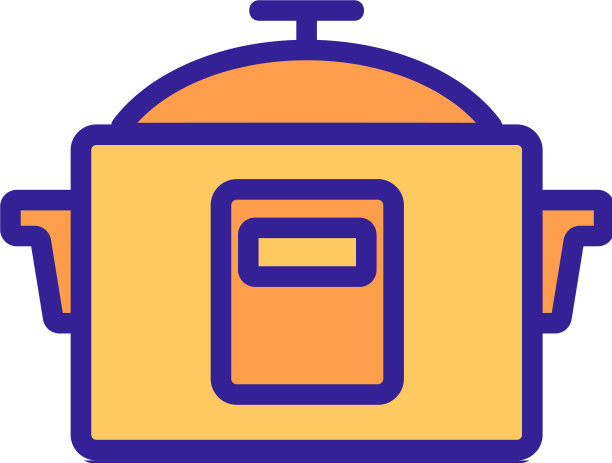 炖锅厨房图标轮廓图片下载