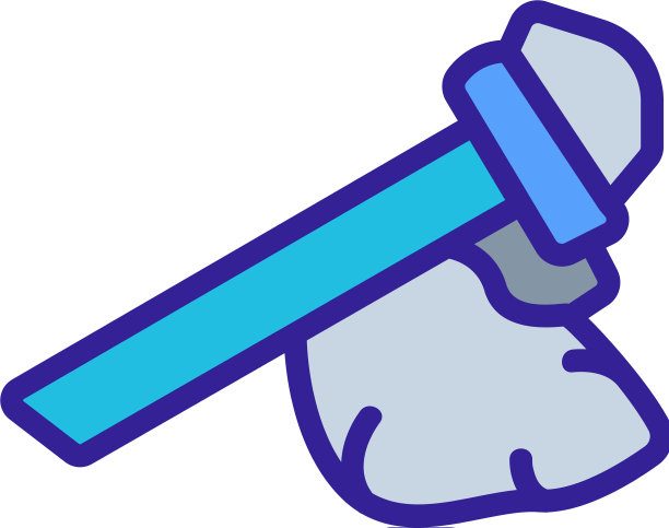 手动鼓风机与垃圾袋图标轮廓图片下载