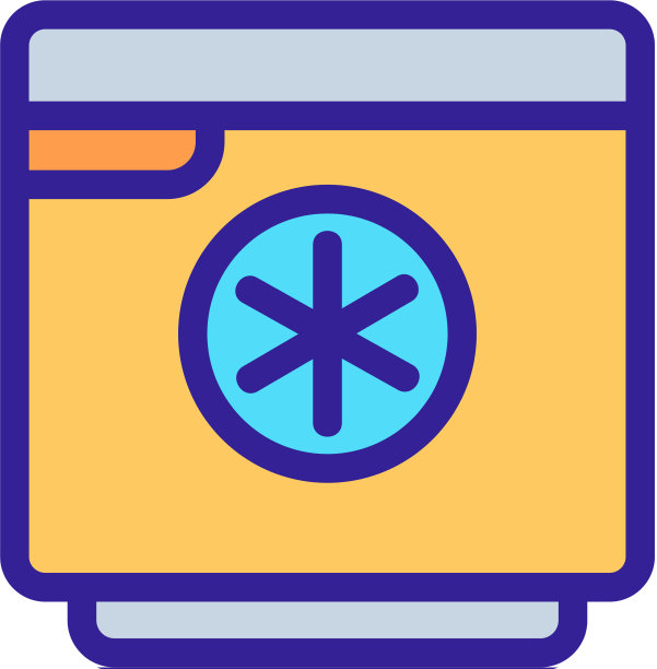 化妆设备冰箱图标大纲图片下载