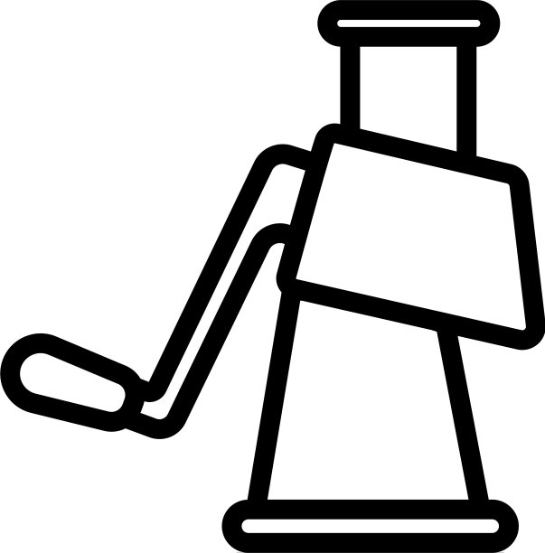 手动绞肉机手柄图标图片下载