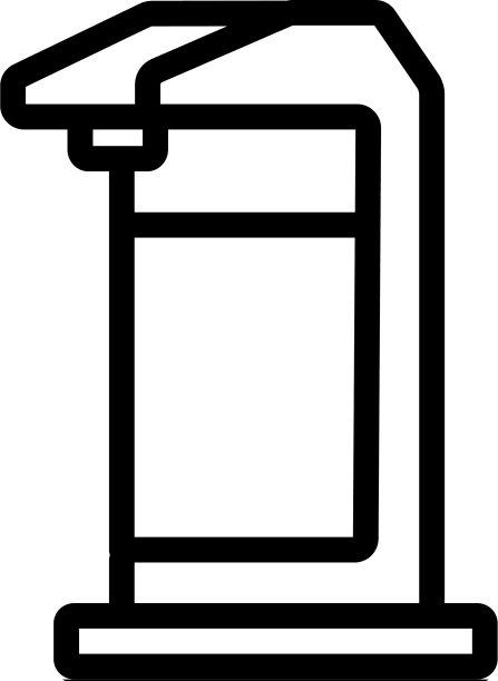 自动皂液器图标轮廓图片下载