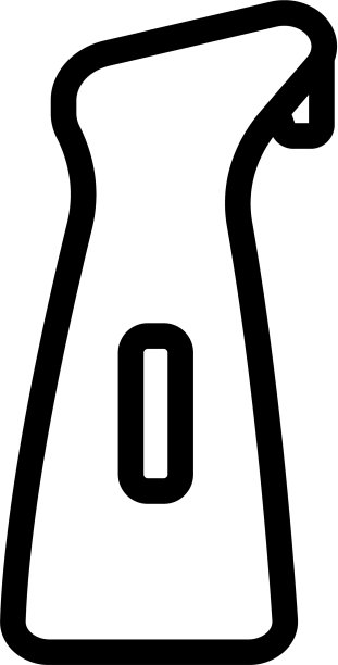 抗菌皂液器图标轮廓图片下载