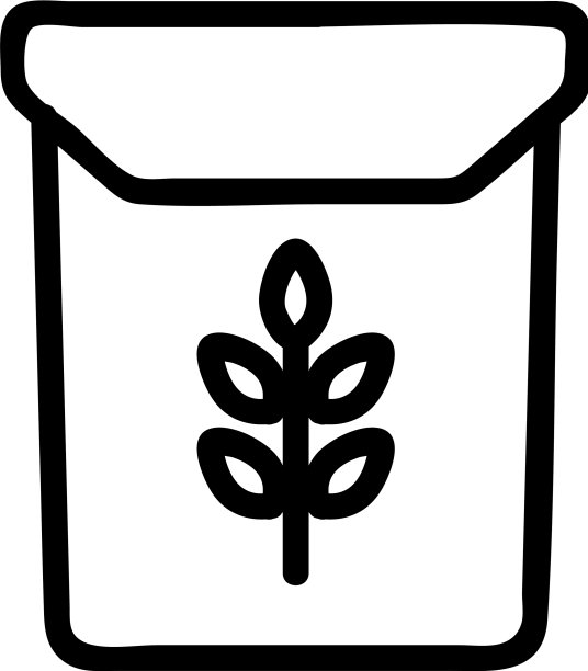 捆绑大米图标轮廓图片下载