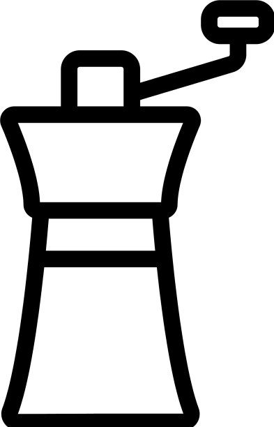 手破碎机产品图标轮廓图片下载