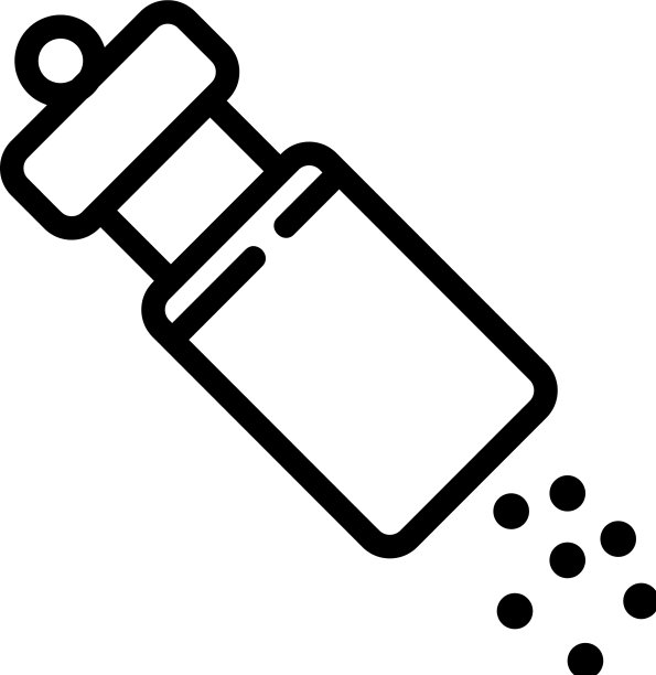 手动胡椒瓶图标轮廓图片下载