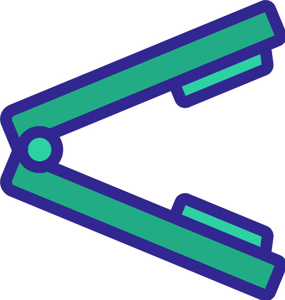 带喷嘴图标轮廓的烫发器图片下载