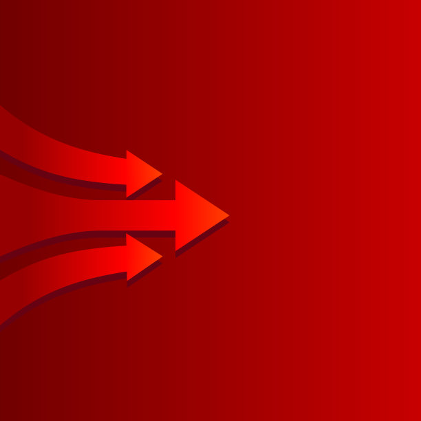向前箭头在红色背景图片下载