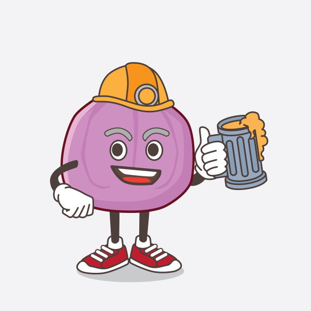 无花果水果卡通吉祥物人物抱着一个图片下载