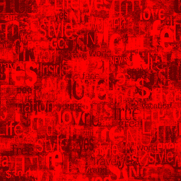 抽象的垃圾城市几何无序的无缝模式与文字、字母图片下载