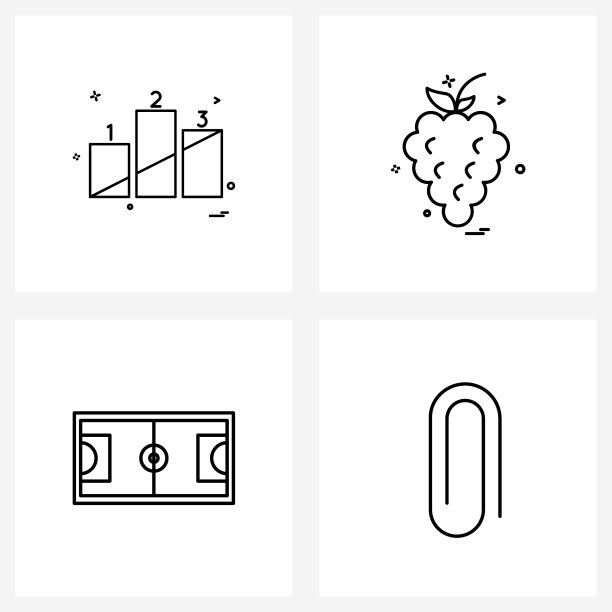 4 .万能线条图标像素完美符号图片下载