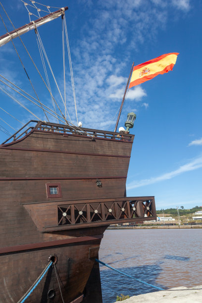 十七世纪的西班牙大帆船图片下载