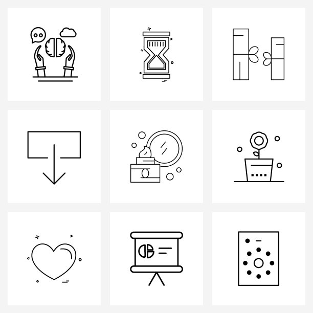 9通用图标像素完美符号宝贝图片下载