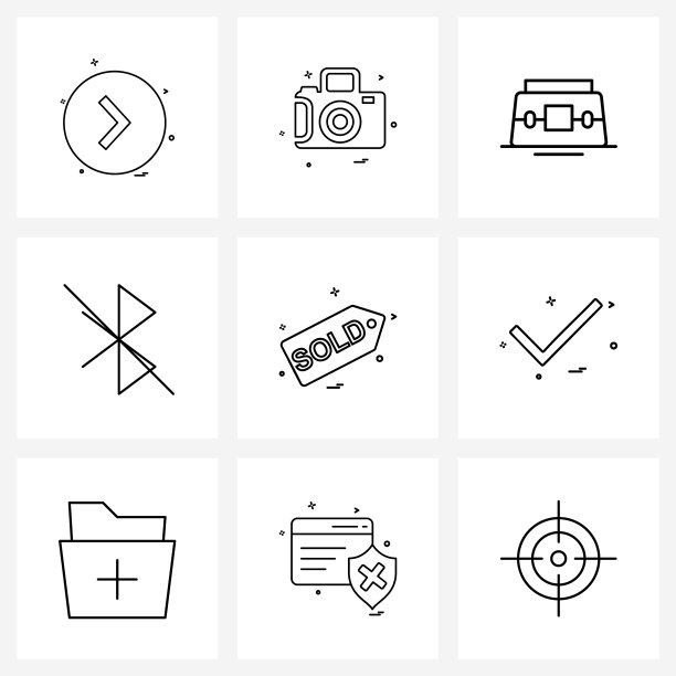 UI设置9个基本行的图标标签断开连接图片下载