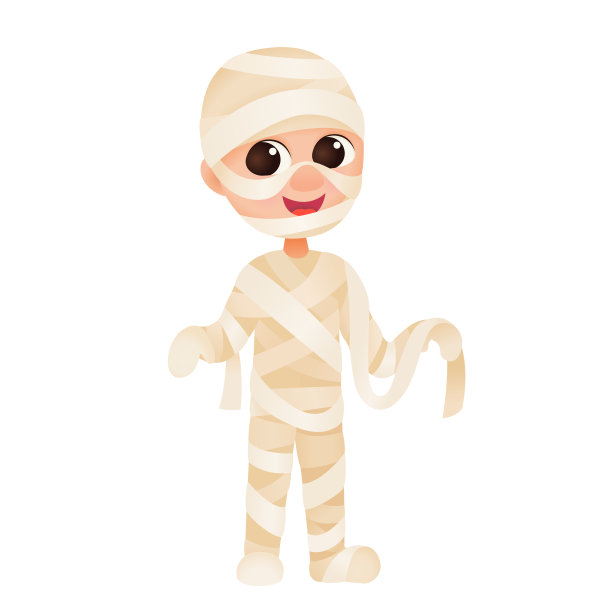 木乃伊的万圣节服装图片下载