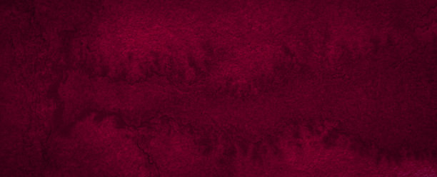 强烈的酒红色手绘水彩污渍。暗红色的抽象背景与自然的纹理。图片下载