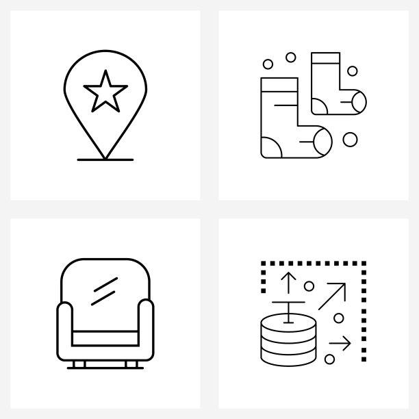 4 .界面线图标设置现代符号图片下载