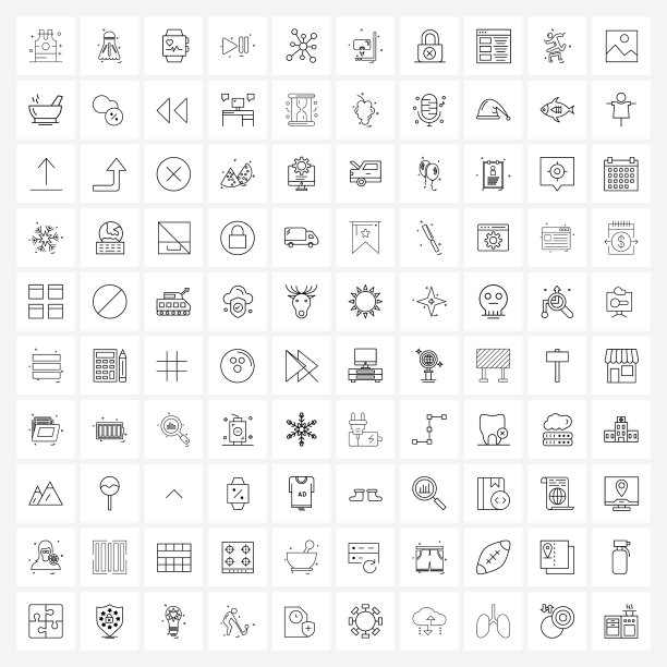 简单设置100行图标如键合图片下载