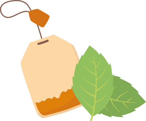 茶时茶袋茶叶药草饮料设计图片下载