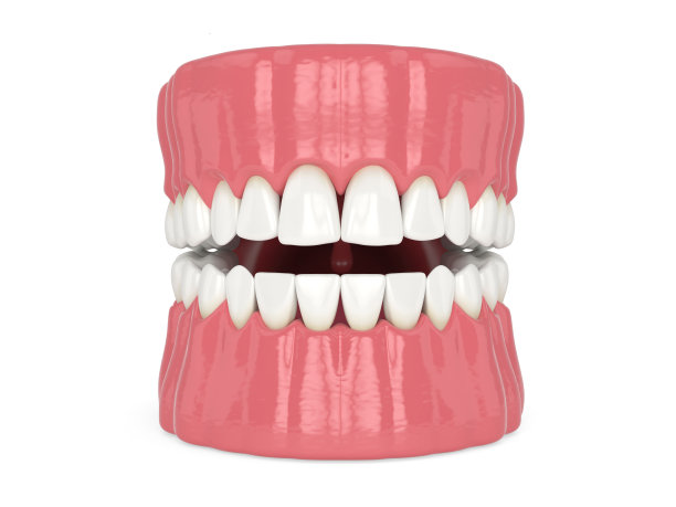 人的下巴与黑色三角形的3d渲染图片下载