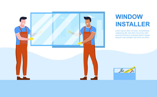 窗户安装概念图片下载