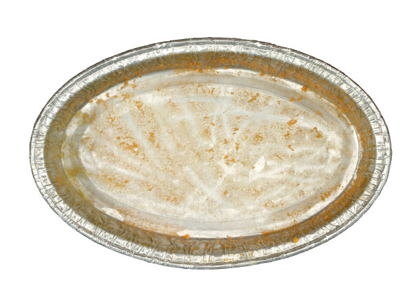 铝箔盒蛋糕包装俯视图图片下载