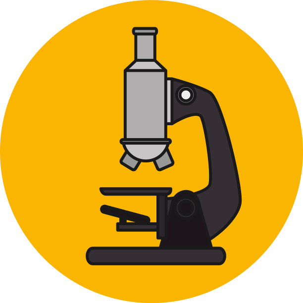 镜框圆形显微镜实验室图片下载