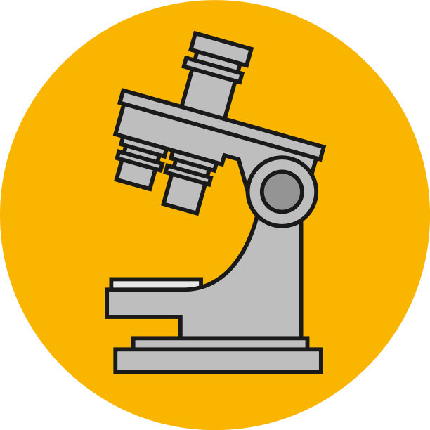 镜框圆形显微镜实验室图片下载