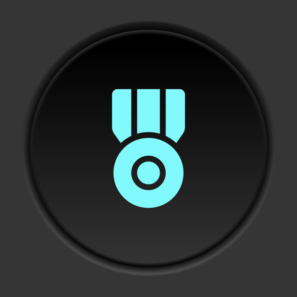 圆形按钮图标，奖章，奖品。按钮横幅圆形，徽章界面的应用说明图片下载