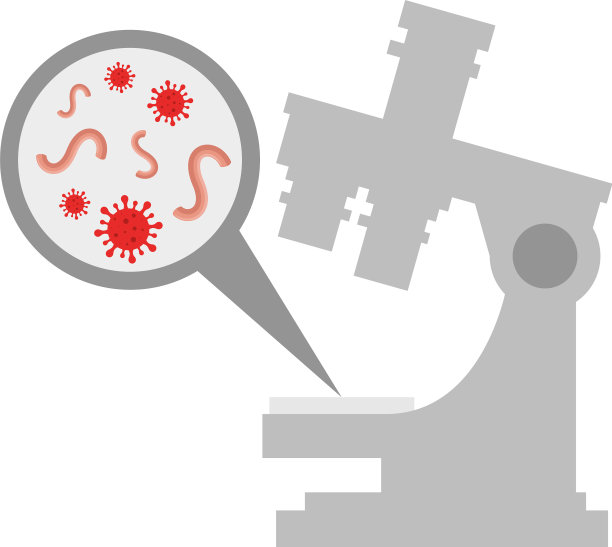 显微镜下观察冠状病毒19和图片下载