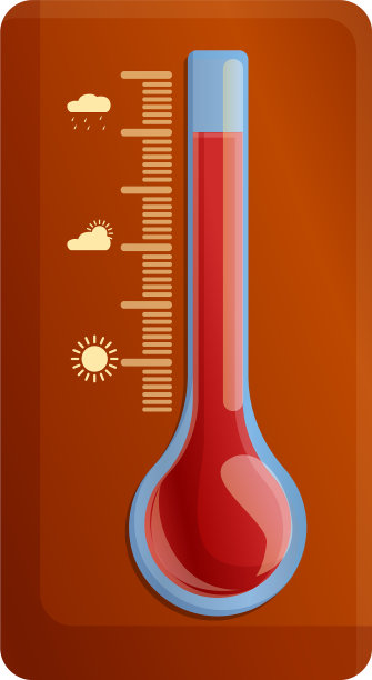 户外气压表图标卡通风格图片下载
