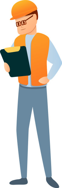 承包商人图标卡通风格图片下载