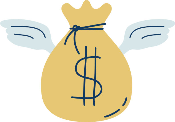 钱袋与翅膀飞图片下载