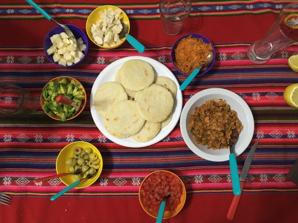 素食食品和玉米饼图片下载