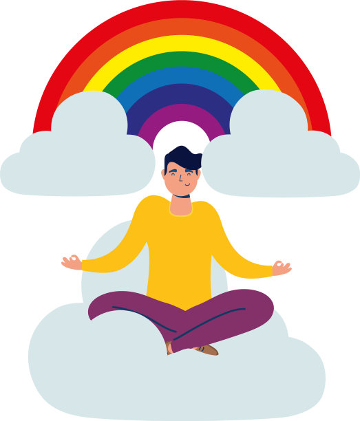 云中荷花姿态的优雅商人图片下载