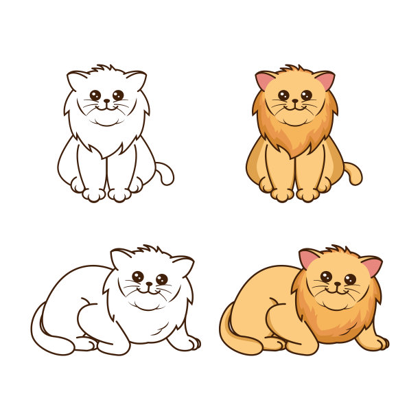 可爱的狮子图片下载