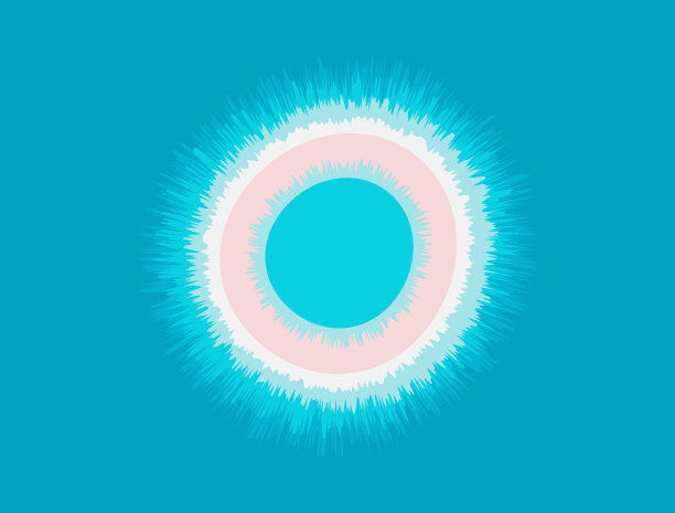 火山口湖在海洋的蓝绿色表面图片下载