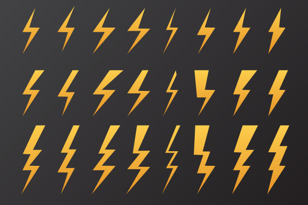 设置雷电的暗背景图片下载