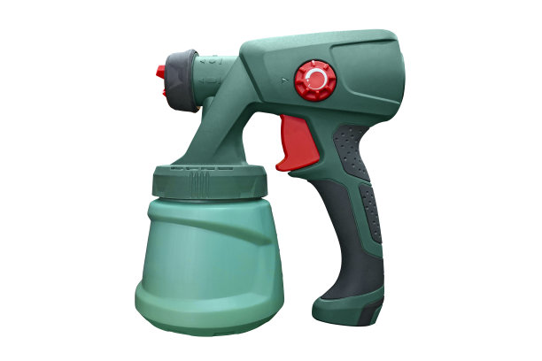 喷枪用于手绘电动工具。工业喷枪，用于在白色背景上隔离喷涂。表面喷漆的工具——喷枪图片下载