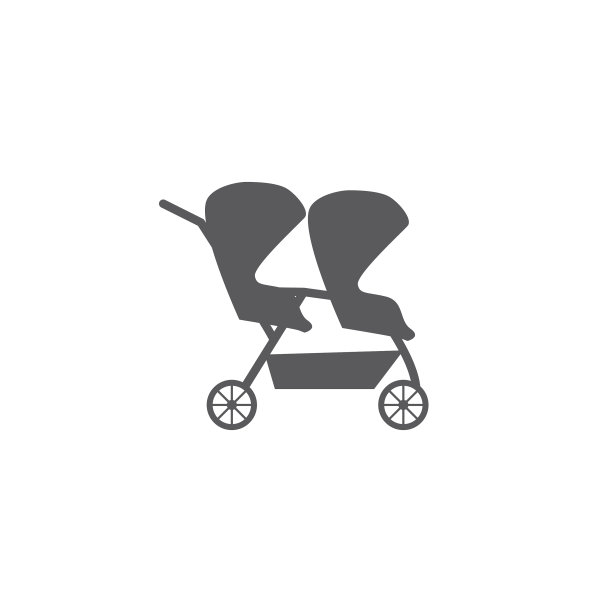 Bastroller孤立的图标婴儿车图片下载