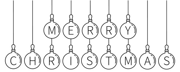 圣诞贺卡与新年的概念设计图片下载